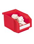 (lot   12 bacs) bac à bec plastique haute résistance rouge 347 x 210 x 200mm