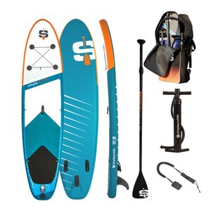 Paddle gonflable m 10'6" 30'' 5'' (323 x 76 x 13 cm) avec pagaie  leash  pompe et sac de transport