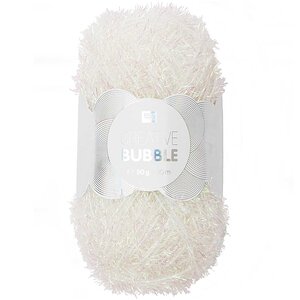 Pelote de fil pour éponge créative - Creative bubble - Blanc irisé