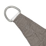vidaXL Voile de parasol Tissu Oxford carré 4x4 m Taupe