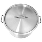 vidaXL Marmite 44 L 45x28 cm Acier inoxydable