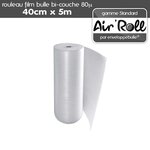 1 rouleau de film bulle d'air largeur 40 cm x longueur 5 mètres - gamme air'roll standard