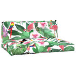 vidaXL Coussins de palette 2 Pièces multicolore tissu