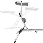 Tectake Transat de jardin Lorella  - gris tacheté