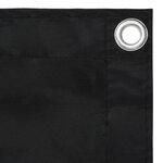 vidaXL Écran de balcon Noir 120x300 cm Tissu Oxford