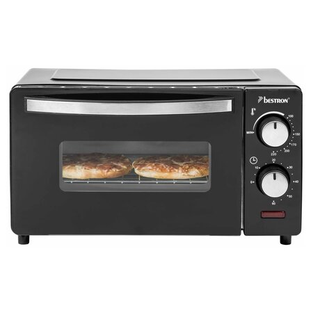Bestron Mini four à gril AOV9 Noir 800 W 9 L