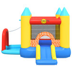 Happy Hop Château gonflable avec toboggan 300x280x202 cm PVC