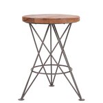LABEL51 Tabouret Paris 35x52 cm Gris