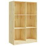 vidaXL Bibliothèque 70x33x110 cm Bois de pin massif