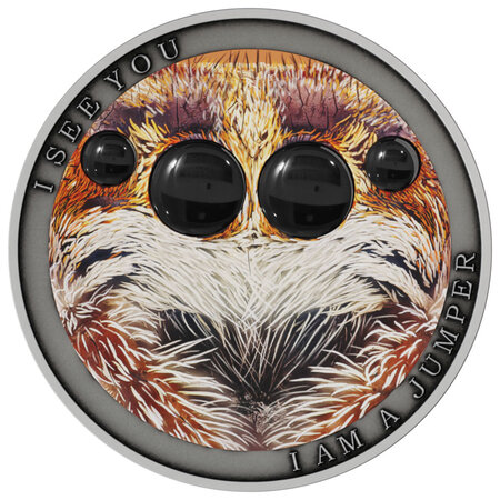 Pièce de monnaie en Argent 1 Dollar g 15.57 (1/2 oz) Millésime 2022 Wild Afrika I AM A JUMPER
