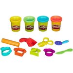 Play-doh - mon premier kit avec 4 pots de pâte a modeler