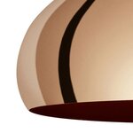 Eglo lampe suspendue hapton cuivre 49449