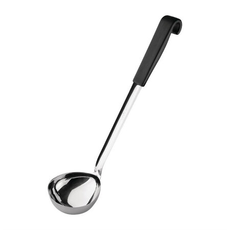 Louche professionnelle manche noir 260 ml - vogue -  - acier inoxydable340