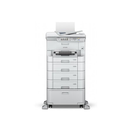 EPSON WorkForce Pro WF-8090D3TWC - A4/A3+ Ethernet + WiFi + Recto Verso + PDL + 3 bacs 500 feuilles + meuble support