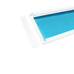 Kit saillie blanc pour panneau led 120x30 slim (pack de 6) - blanc - silamp