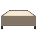vidaXL Cadre de lit Taupe 80 x 200 cm Tissu