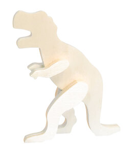 Jouet en bois Tyrannosaure 10 x 12 x 2 cm
