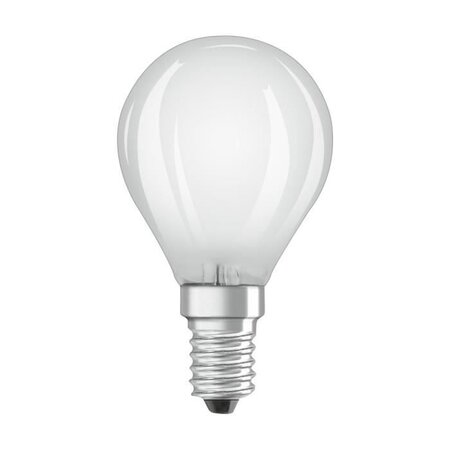 Osram ampoule led sphérique verre dépoli 2 5w=25 e14 chaud