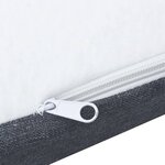 vidaXL Surmatelas de sommier tapissier 200x180x5 cm