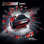 Einhell ponceuse multifonctionnelle sans fil te-os 18/1 li solo rouge
