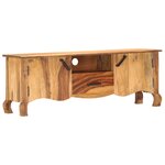 vidaXL Meuble TV 115 x 30 x 42 cm Bois solide
