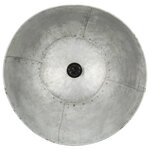 vidaXL Lampe suspendue 25 W Argenté Rond 48 cm E27