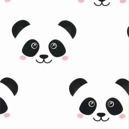 Fabulous World Papier peint Panda Blanc 67100