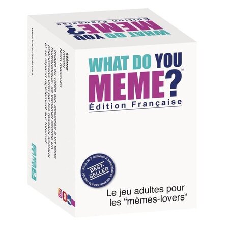 MEGABLEU Jeu d'ambiance What do you MEME Édition française