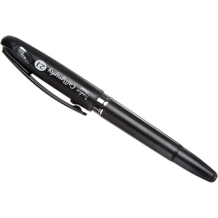 Blister de stylo plume calligraphie trc1-21a  x1 noir pentel