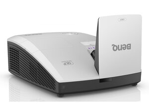 Benq mh856ust+ vidéo-projecteur projecteur à focale ultra courte 3500 ansi lumens dlp 1080p (1920x1080) compatibilité 3d noir  blanc