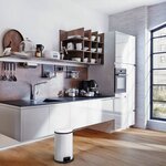 Hailo poubelle à pédale pure taille m 12 l blanc 0517-030