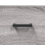 vidaXL Buffet haut Sonoma gris 69 5x34x180 cm Bois d'ingénierie