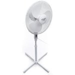 Ventilateur sur pied réglable 102 - 125 cm 45W Diam 40 cm blanc ADLER EUROPE