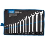 Draper tools jeu de clés mixtes métriques 14 pièces argenté 29547