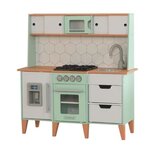 KIDKRAFT Cuisine enfant en bois Mid-Century avec EZ Kraft Assembly