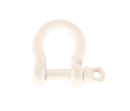Fermoirs en métal Blanc (idéal pour Paracord) 2 pièces 3cm