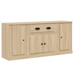 vidaXL Buffets 3 Pièces Chêne sonoma Bois d'ingénierie
