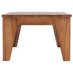 vidaXL Table basse 120x60x40 cm Bois de teck solide