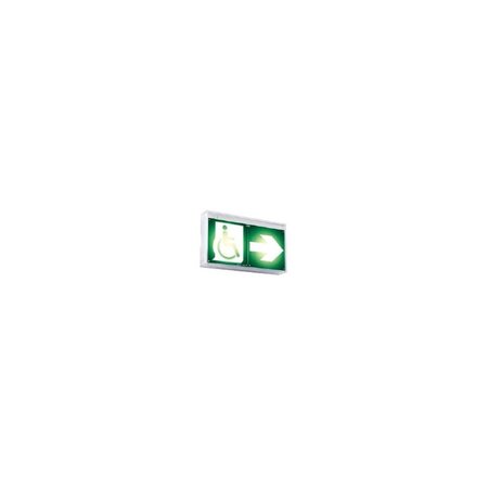 Bloc de secours led baes / dbr evacuation des personnes handicapees 1h+12h sati