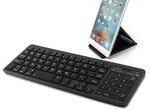 Ovegna bt12: clavier sans fil bluetooth  rétro-éclairé rgb  pavé tactile & numérique  batterie lithium rechargeable  avec sortie usb  sous windows  android  ios  mac pc  tablette et smartphone (noir)