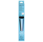 Boite 25 Reliures Spirales Plastique 8mm - Exacompta