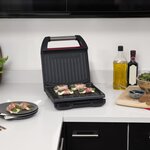 GEORGE FOREMAN Gril compact Acier S Rouge