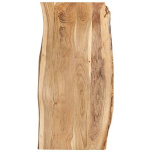 vidaXL Dessus de table Bois d'acacia massif 118x(50-60)x2 5 cm