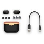Sony wf-1000xm3 - ecouteurs bluetooth a réduction de bruit true wireless - autonomie 6h - commandes tactiles - noir