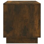 vidaXL Meuble TV Chêne fumé 70x41x44 cm Aggloméré