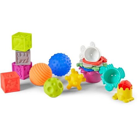 INFANTINO Coffret sensoriel 16 pieces