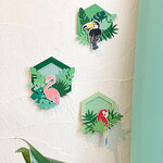 FRENCH KITS-French'Kits - Décorations murales - Les animaux tropiquaux-Kit créatif fabriqué avec amour en France