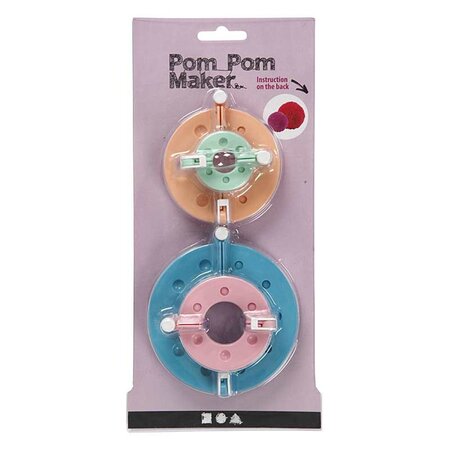 4 appareils à pompons - de 3 5 à 9 cm