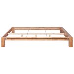 vidaXL Cadre de lit 160x200 cm Bois de chêne massif