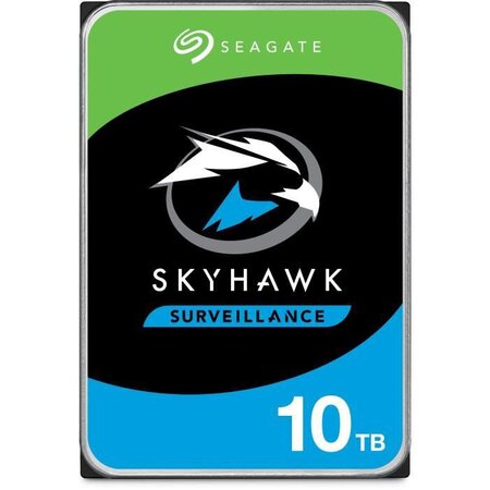 SKYHAWK AI 10TB 3.5IN 6GB/S SATA 256MB 24X7 0,000000 Noir